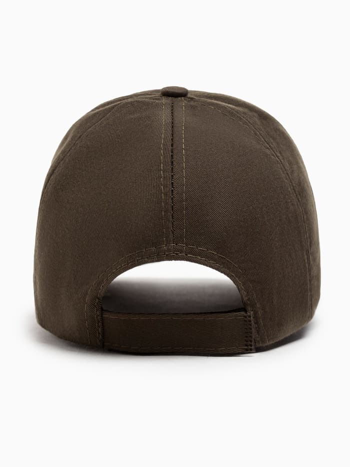 Бейсболка унисекс однотонная MINAKU, размер 58, зелёная