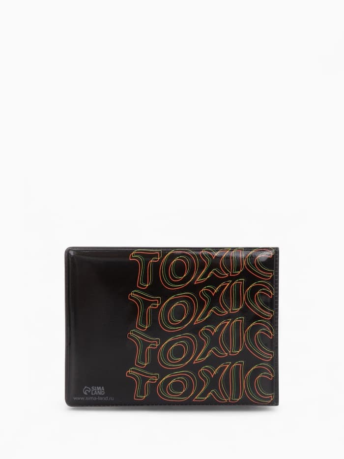Обложка на студенческий билет TOXIC, чёрная