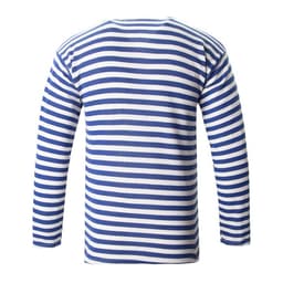 Тельняшка мужская с начесом, цвет синий, размер 52-54