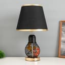 Настольная лампа «Маркелла» Е27 40 Вт черно-золотой 25×25×44 см