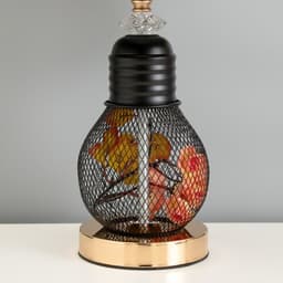 Настольная лампа «Маркелла» Е27 40 Вт черно-золотой 25×25×44 см