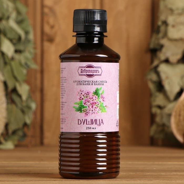 Ароматизатор для бани и ванны «Добропаровъ», душица, натуральный, 250 мл