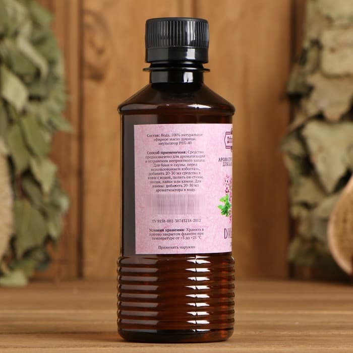 Ароматизатор для бани и ванны «Добропаровъ», душица, натуральный, 250 мл