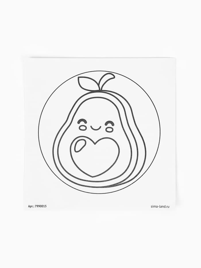 Ковровая вышивка «Авокадо», набор для творчества