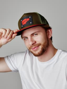 Бейсболка мужская с нашивкой MINAKU, размер 56-58, зелёная