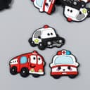 Декоративные элементы для творчества «Арт Узор. Спецслужбы. Транспорт», набор 15 шт., резина, 2.8×3.5 см, МИКС