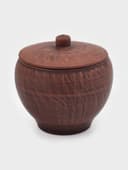 Горшок для жаркого «Гладкий», 550 мл, красная глина