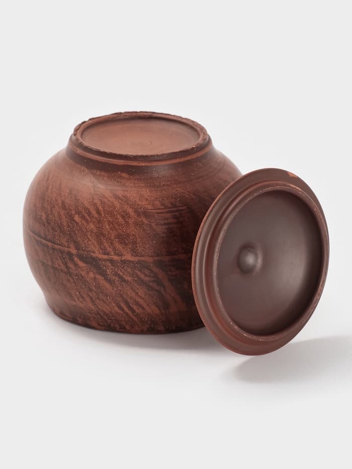 Горшочек для запекания «Гладкий», 300 мл, красная глина