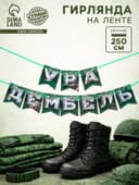 Гирлянда на ленте «Дембель», длина 250 см