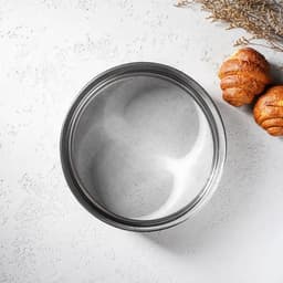 Сито для просеивания Доляна «Металлик», d=27 см, серебристое