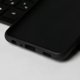 Чехол Innovation для Samsung A22, силиконовый, матовый, чёрный