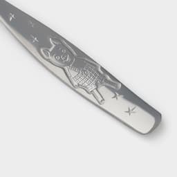 Ложка детская столовая «Антошка», длина 16 см, толщина 2 мм, цвет серебряный