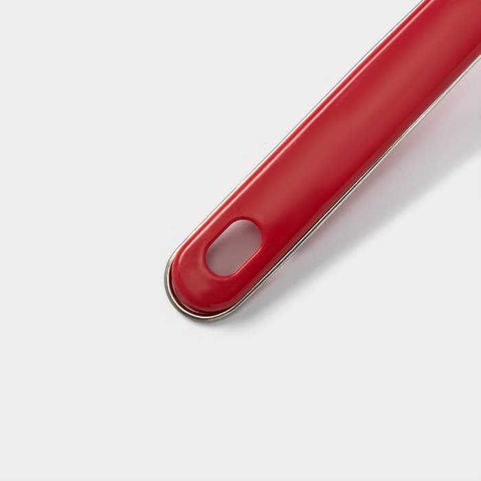 Сито для просеивания Доляна, набор 3 шт., d=8 см, d=10 см, d=11.7 см, красный