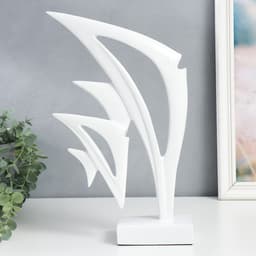 Фигурка полистоун «Две морские рыбки», белый, 7.5×22×35 см