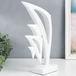 Фигурка полистоун «Две морские рыбки», белый, 7.5×22×35 см