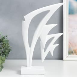 Фигурка полистоун «Две морские рыбки», белый, 7.5×22×35 см