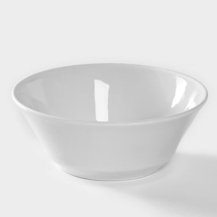 Салатник Добрушский завод «Бельё», 200 мл, d=11.2 см, фарфор, белый