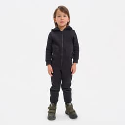 Комбинезон детский с начёсом KAFTAN Basic line, размер 26 (80-86 см), чёрный