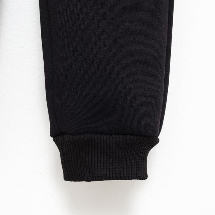 Комбинезон детский с начёсом KAFTAN Basic line, размер 26 (80-86 см), чёрный