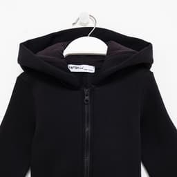 Комбинезон детский с начёсом KAFTAN Basic line, размер 26 (80-86 см), чёрный