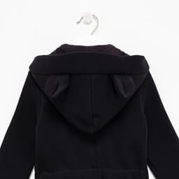 Комбинезон детский с начёсом KAFTAN Basic line, размер 26 (80-86 см), чёрный