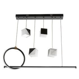 Люстра BayerLux 2676/6 LED 126 Вт 3000-6000К черный 76×27 см