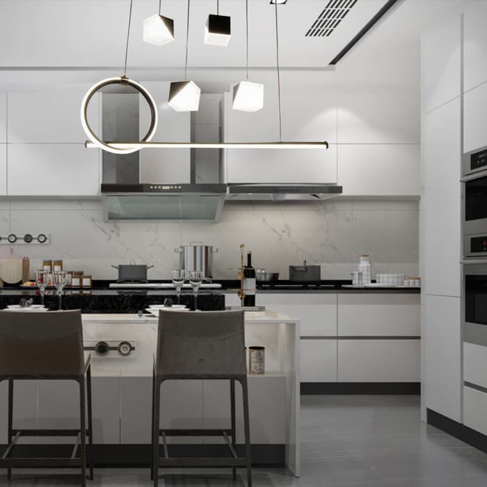 Люстра BayerLux 2676/6 LED 126 Вт 3000-6000К черный 76×27 см