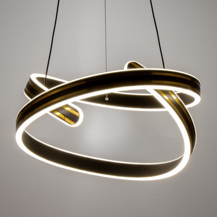 Люстра BayerLux 2682/1 LED 100 Вт 3000-6000К черный 43×43×22 см