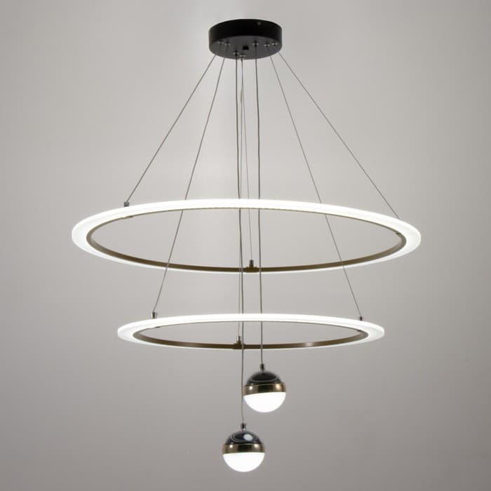 Люстра Новас LED 90 Вт 3000-6000К золото 80×80×100 см BayerLux