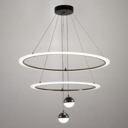 Люстра Новас LED 90 Вт 3000-6000К золото 80×80×100 см BayerLux