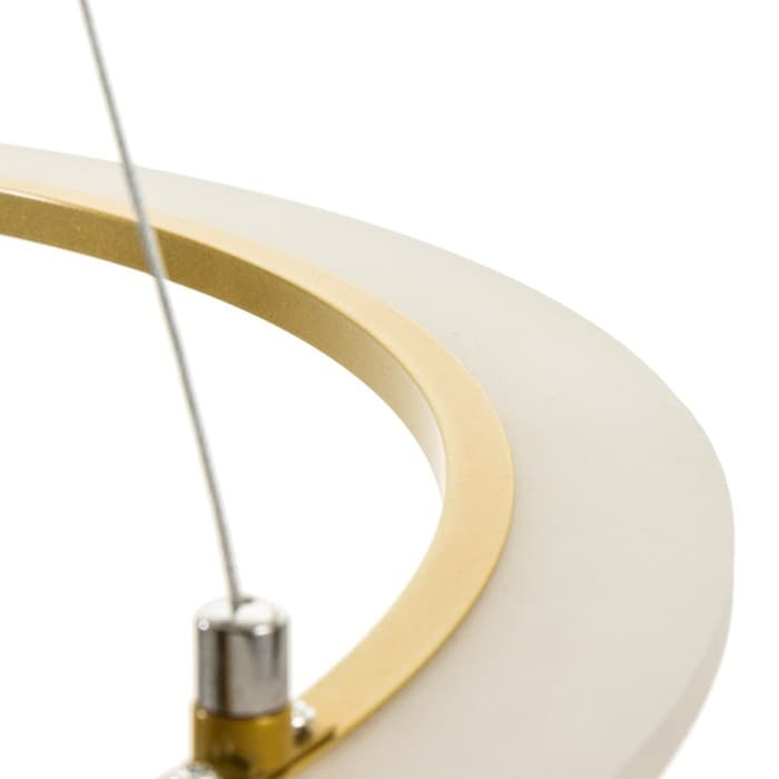 Люстра Новас LED 90 Вт 3000-6000К золото 80×80×100 см BayerLux