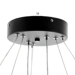 Люстра Новас LED 90 Вт 3000-6000К золото 80×80×100 см BayerLux