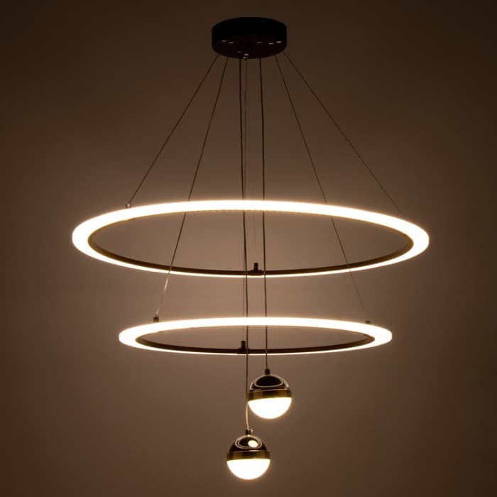 Люстра Новас LED 90 Вт 3000-6000К золото 80×80×100 см BayerLux
