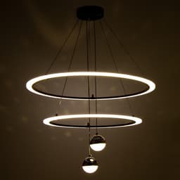 Люстра Новас LED 90 Вт 3000-6000К золото 80×80×100 см BayerLux