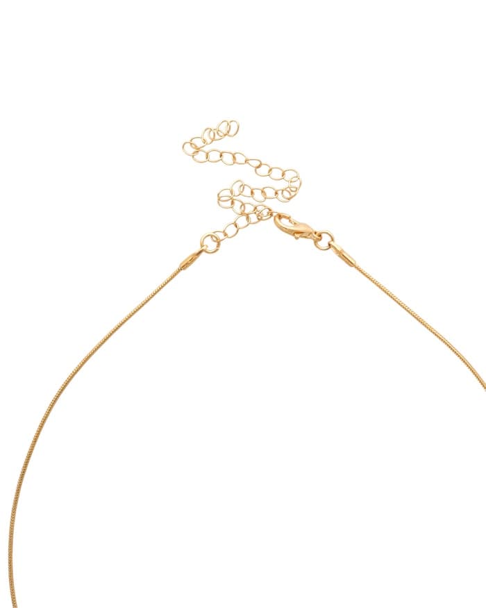 Кулон на цепочке «Гранат», бордовый в золоте, L= 45 см