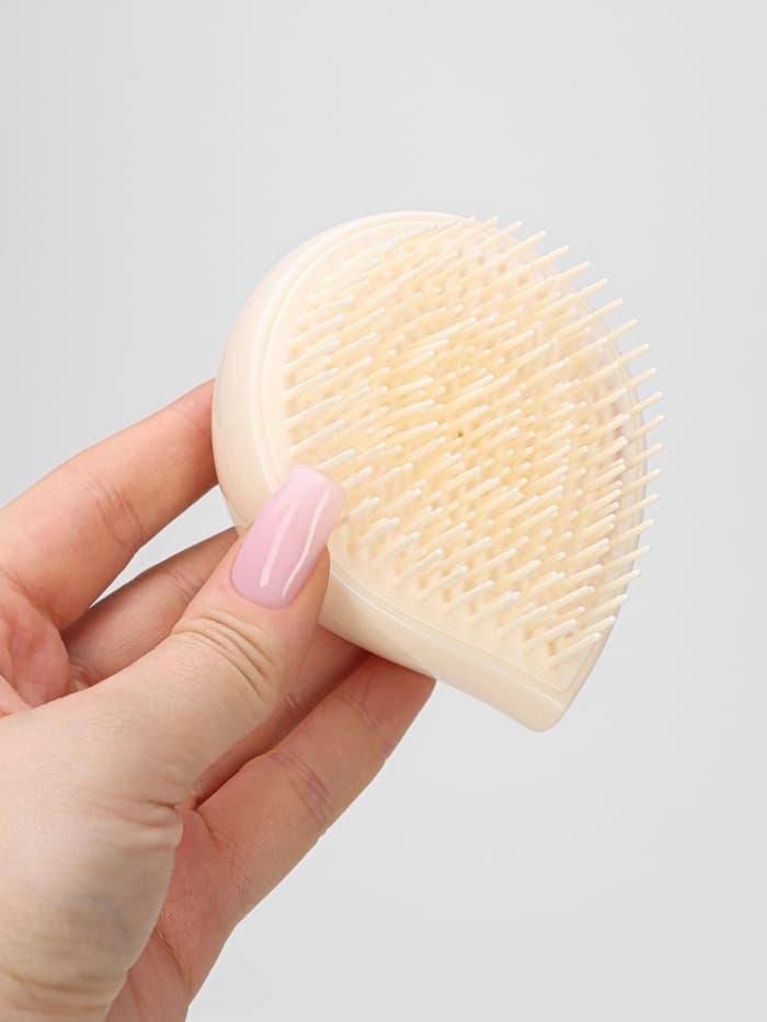 Расчёска массажная, 6.8×9(±1) см, МИКС