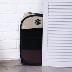 Вольер для животных, тентовый, 68×45 см, 8 стенок, текстиль, пластик, коричневый