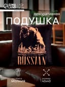 Подушка декоративная «Этель» Russian, 40×40 см, велюр