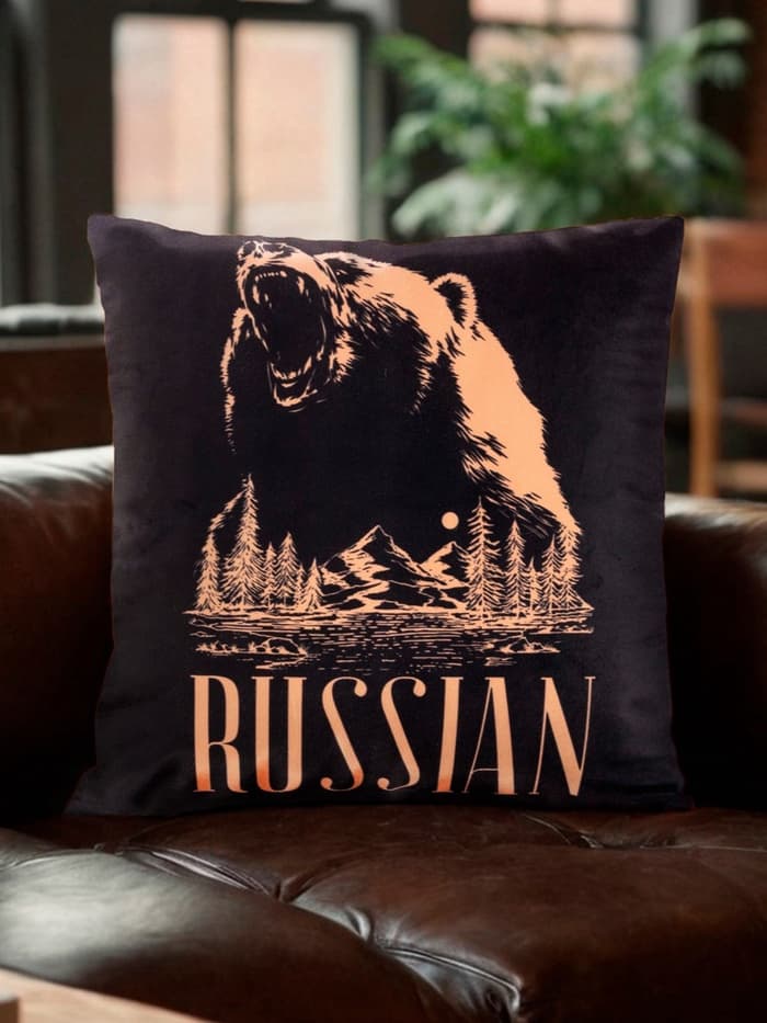 Подушка декоративная «Этель» Russian, 40×40 см, велюр