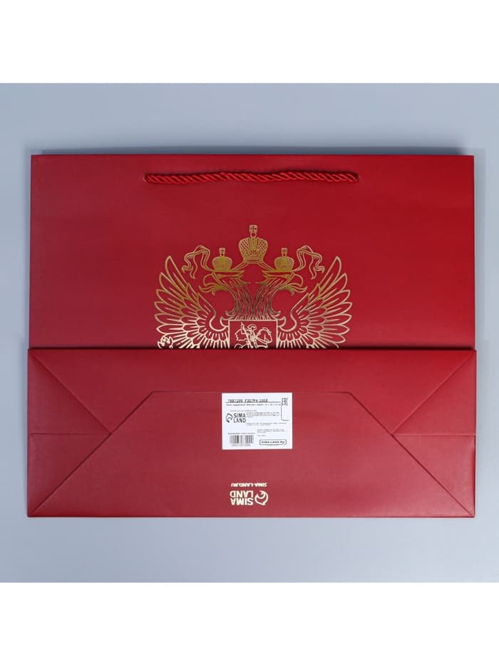 Пакет подарочный, упаковка, «Россия с тобой», 32×26×12 см
