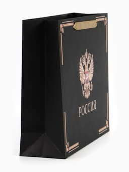 Пакет подарочный, упаковка, «Россия в душе моей», 30×25.5×9 см