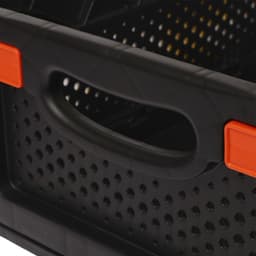 Ящик складной, пластиковый, 40×30×17 см, чёрный