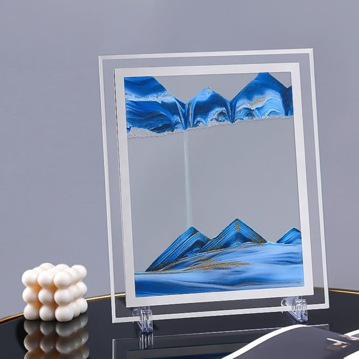 Песочные часы-картина «Восток», 30×25 см, антистресс, песок синий