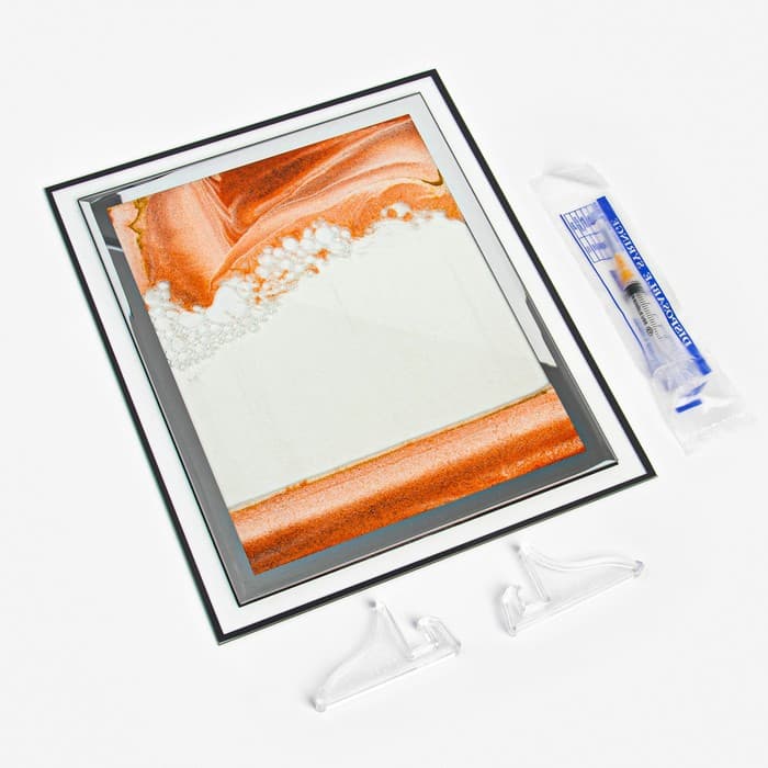 Песочные часы-картина «Пустыня», 30×25 см, антистресс, песок оранжевый