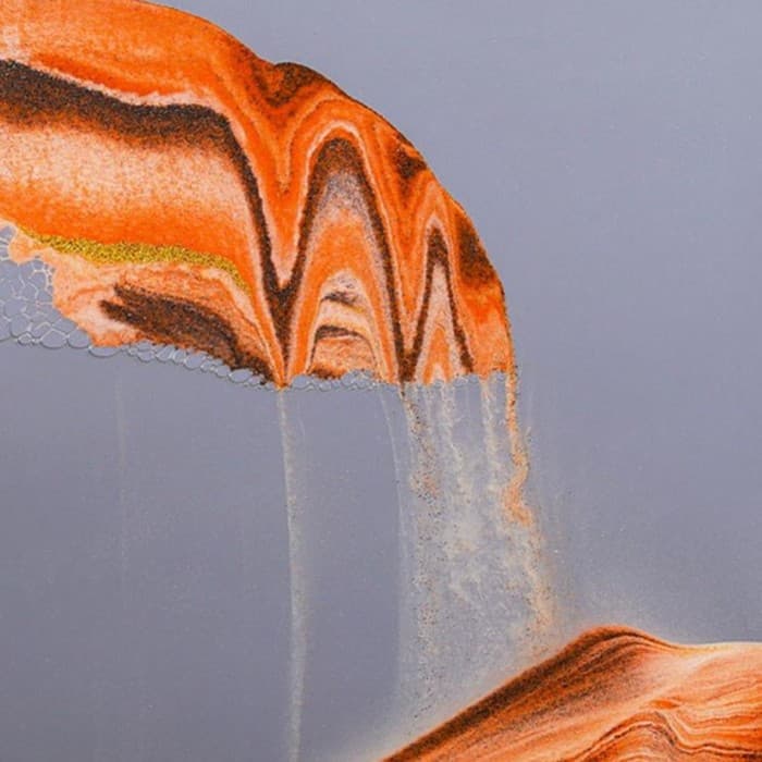 Песочные часы-картина «Эрайд», 23×17 см, антистресс, песок оранжевый