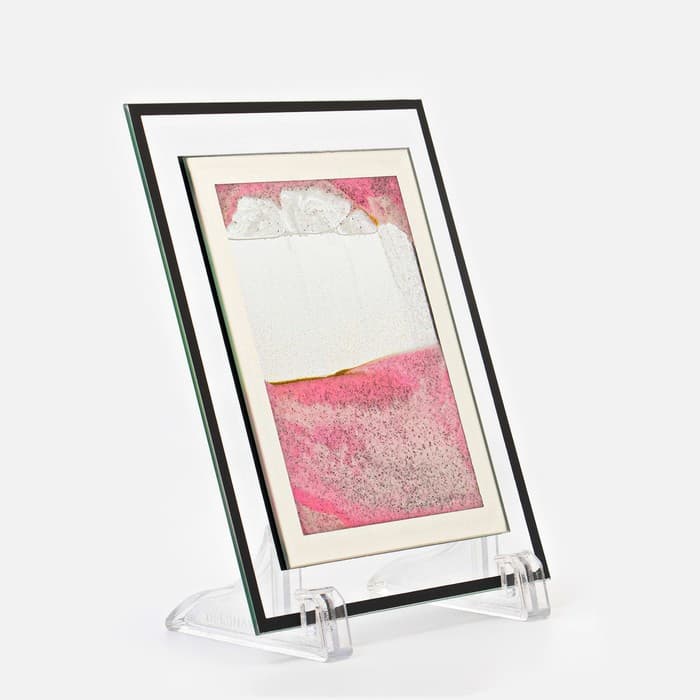 Песочные часы-картина «Авини», 18×13 см, антистресс, песок розовый