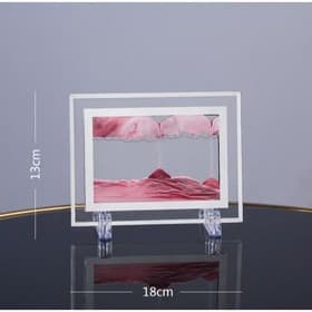Песочные часы-картина «Авини», 18×13 см, антистресс, песок розовый