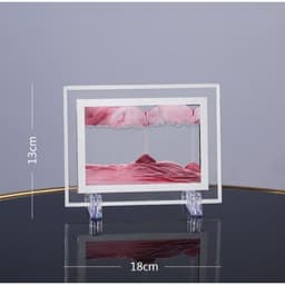 Песочные часы-картина «Авини», 18×13 см, антистресс, песок розовый