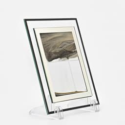 Песочные часы-картина «Аспро», 18×13 см, антистресс, песок чёрный