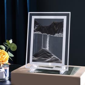 Песочные часы-картина «Аспро», 18×13 см, антистресс, песок чёрный